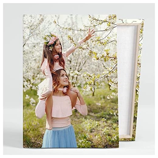 Cuadro Personalizado con tu Foto: Impresión de Foto en Lienzo HDR Barnizado y tensado sobre bastidor de madera. Diferentes tamaños 30x40CM - 45x60CM - 60x80CM y 100x75CM