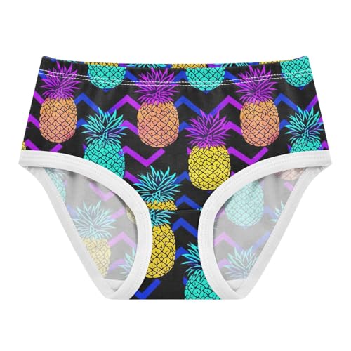 Joisal Flower Girls Underwear Toddler 2t Cotton Panties Little Girl Rainbow Colors Pineapple Undies Kids Briefs