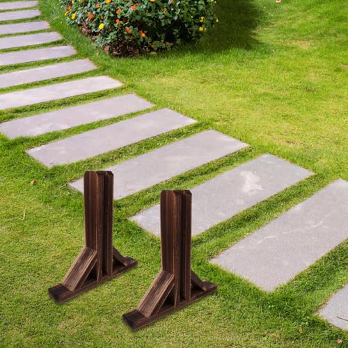 Evite caídas en paneles con las bases para cercas de jardín Mipcase de madera 7