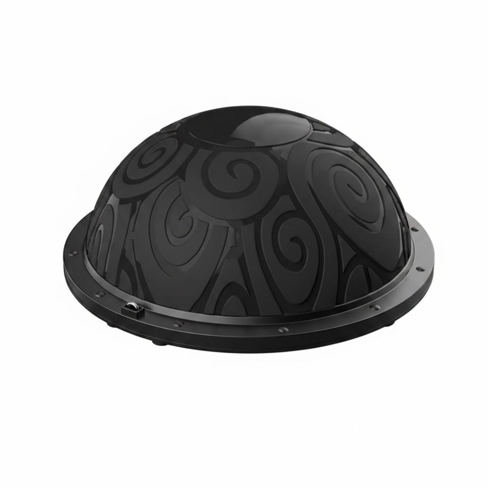 Balance Training Ball Palla di Equilibrio Emisferica Mezzo Cupola per Allenamento Core Stabilità Controllo Movimenti, Nero, Nero, Nuvola Propizia Professionale