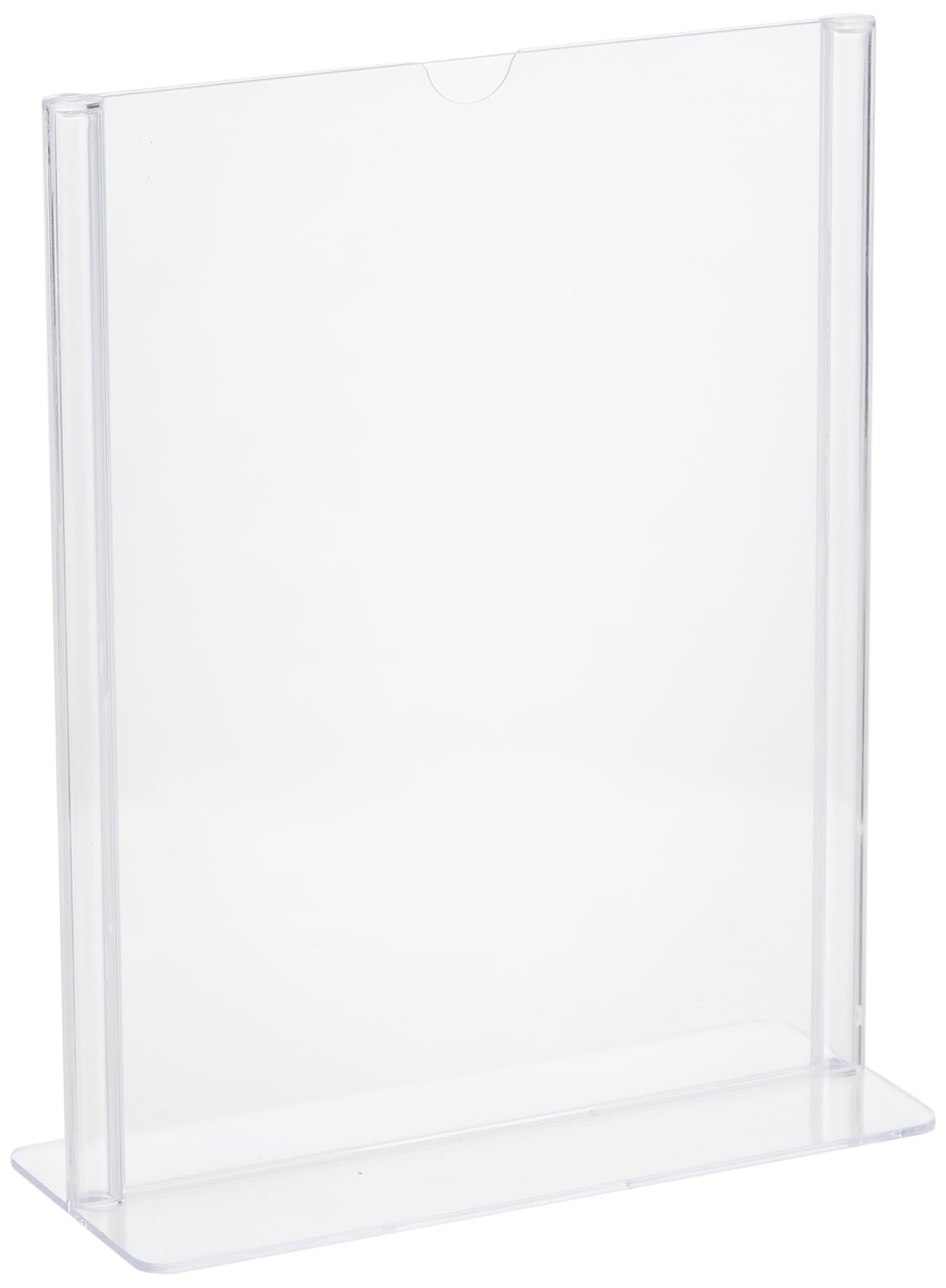 Partner Acrylic Sign Holder T Shape A5 Vertical