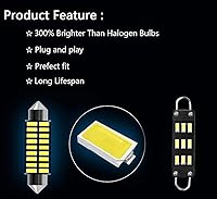 Vista 3 de AWALITED Kit de bombillas LED de mapa interior de 3 piezas Compatible con 1988 1989 1990 1991 1992 1993 1994 1995 1996 1997 1998 Chevy Silverado