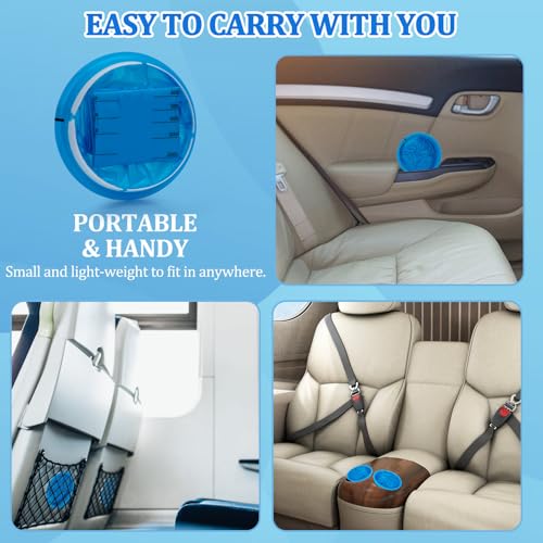 Image of 25 Pack Vomit Bags Disposable, Emesis Bags Portable, 1000ml Throw-Up Leak-Proof - Blue Barf & Puke Bag for Cars, Travel, and Planes