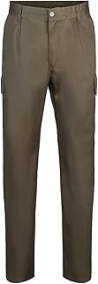 VELILLA 345 Pantalón Multibolsillos, Color Verde Caza, Talla 44