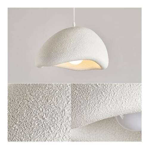 Éclairage suspendu minimaliste moderne en béton pour salon sombre - 7