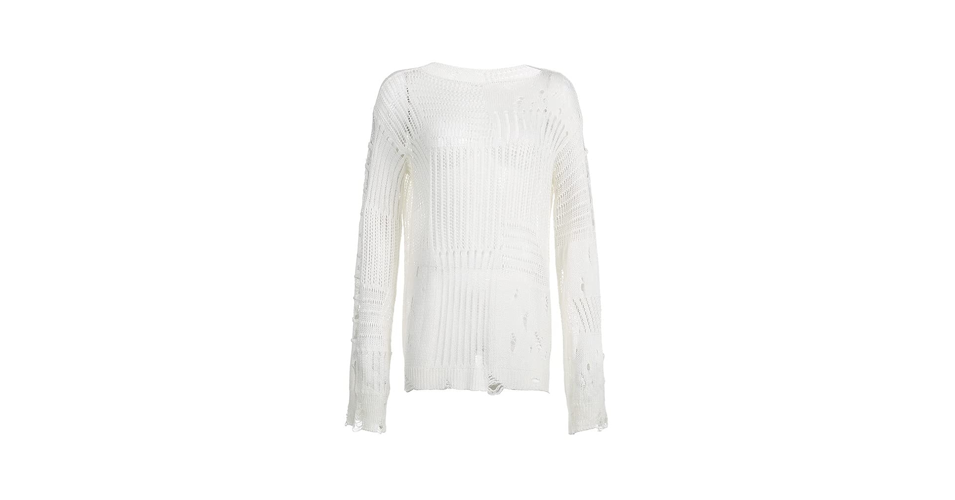 Amazon.com: Women's Fashion Y2K Knit Sweater Long Sleeve
