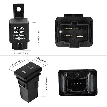 【強化リレーハーネス付き！】イエローフォグランプ! H8/H11/H16 Amazon | HUIQIAODS H8/H11/H16 LED対応 汎用 スイッチ付 後付