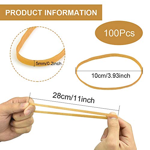 RMENOOR 100 Pezzi Elastici Gomma Larghi Elastici