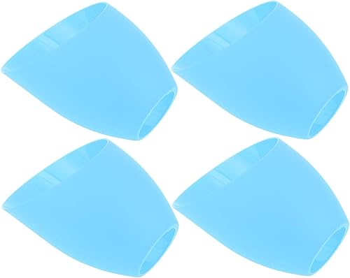 Housoutil 4 piezas de pantalla de plástico, repuesto de pantalla de herradura, 5.4 pulgadas de alto, 4.3 pulgadas de diámetro, cubierta de pantalla