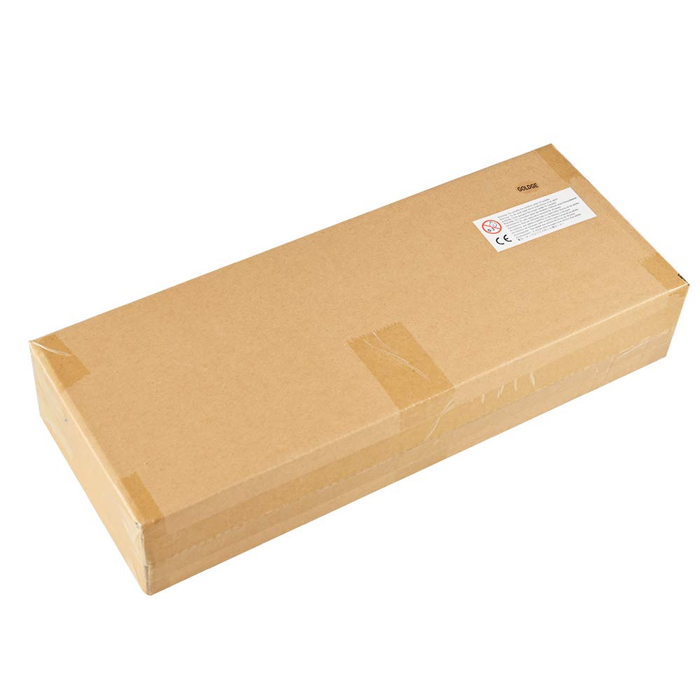 GOLDGE Trapez Schaukel Holz Schaukel Outdoor mit Kunststoff Turnringe Kinder Belastbar bis 120KG und Dinosaurier Aufkleber, Einstellbar Schaukel Kinder Trapez Kinderschaukel Outdoor & Indoor