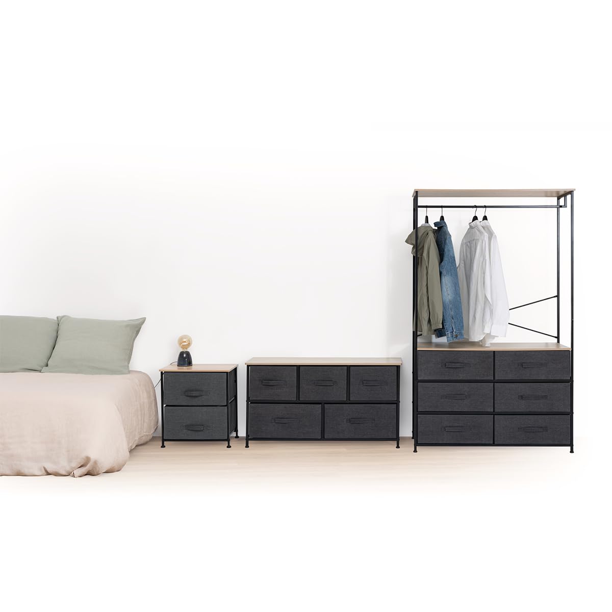 5five - cabina armadio tissa a 6 cassetti