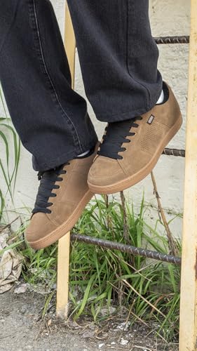 Etnies Kingpin - Skate Cupsole Iconique, Construction Renforcée, Confort Coussiné, Baskets du Quotidien - Brown/Tan/Black - 43 – vue 3