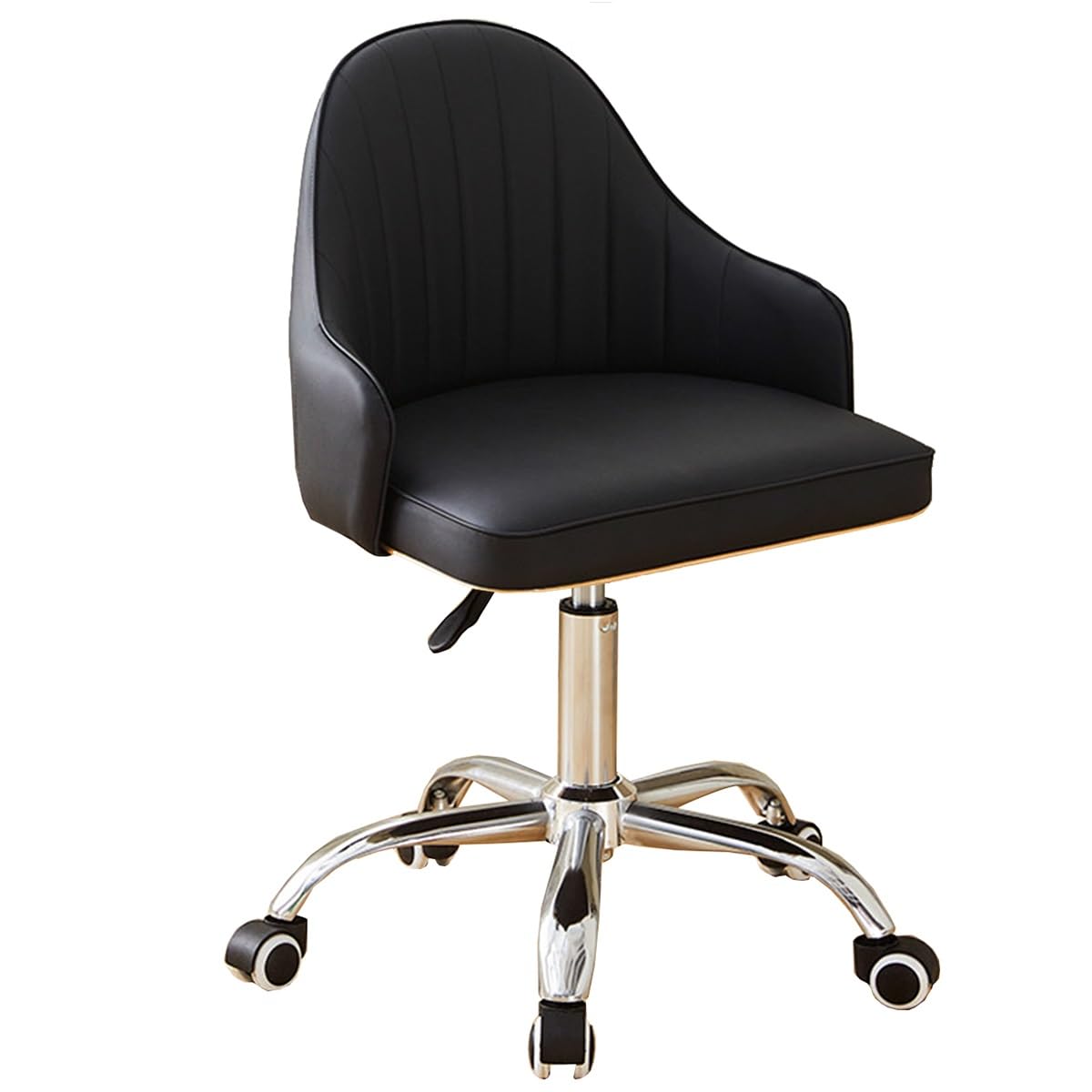 Chaise de bureau pivotante pour soulager le dos avec assise rembourrée confortable