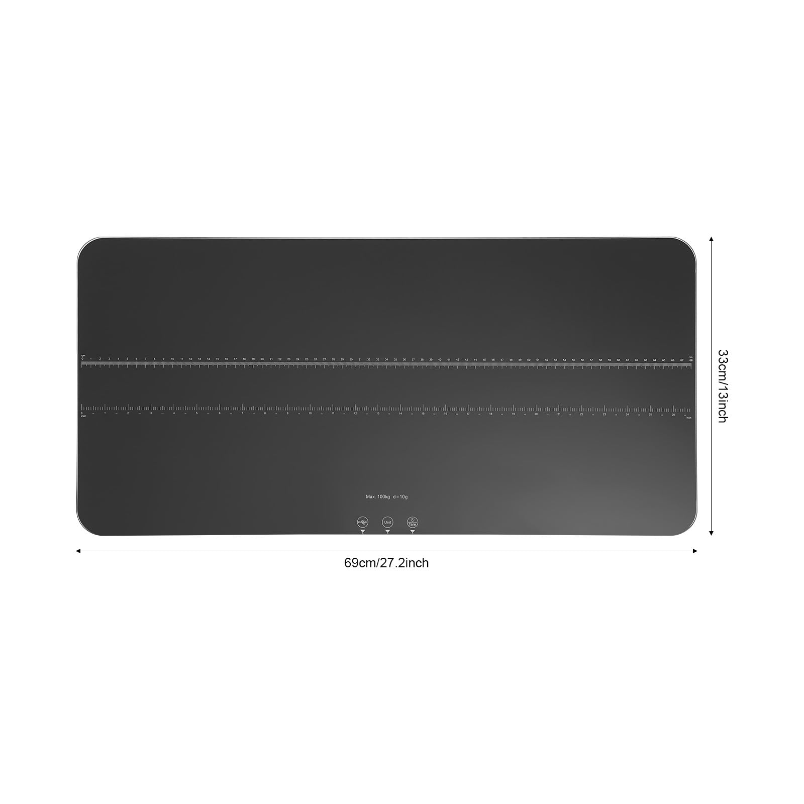 Bilancia cane Pet Scale Bilancia Animale Bilancia Peso Cane Casa Vet Salone Animale Misura Precisa 10g Display LED Funzione Tare Conversione Kg Lb St Surface Vetro ABS Antiscivolo Uso Domestico