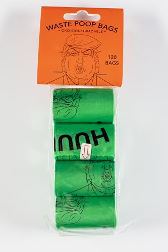 Image of Farfel's Farm Trump Biodegradable Dog Poop Bags to Benefit Dog Rescue, 120 Count