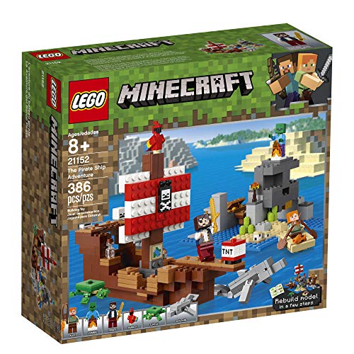 Lego Minecraft A Aventura do Barco Pirata 21152