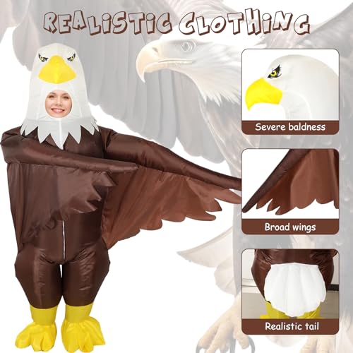 Halloscume Adult Inflatable Bald Bird Costume for Halloween Party Cosplay by Halloscume - Used condition - Image 2