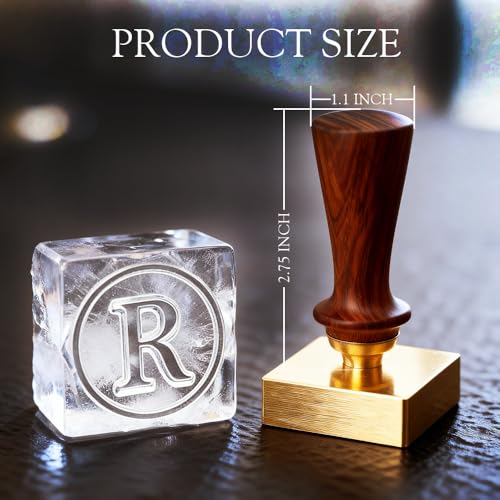 Custom Ice Cube Stamp, Sello Personalizado de Hielo en Latón miniatura 2