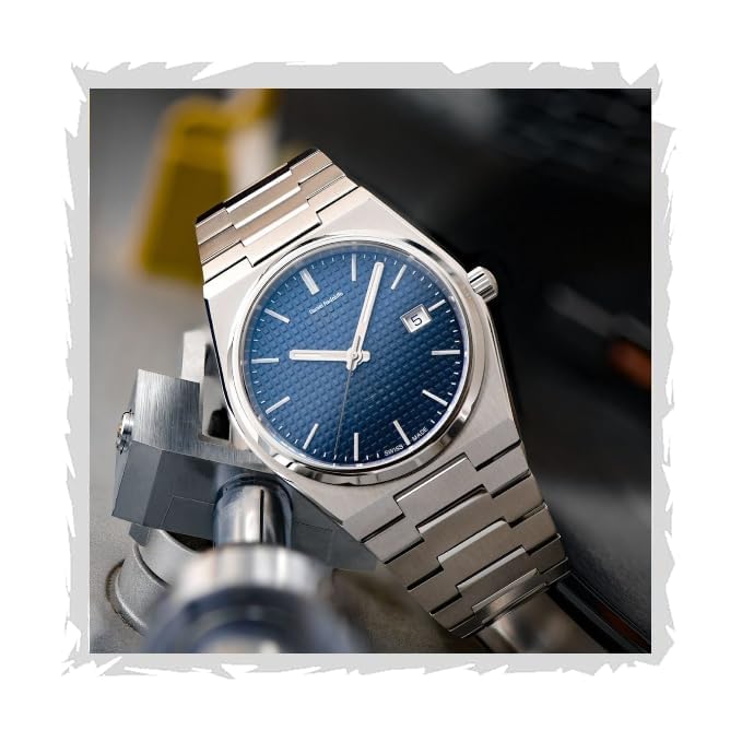 Image of Mister Empire Analog Wrist Watch for Men, Stainless Steel, Black /White Dial, DRM PE-11