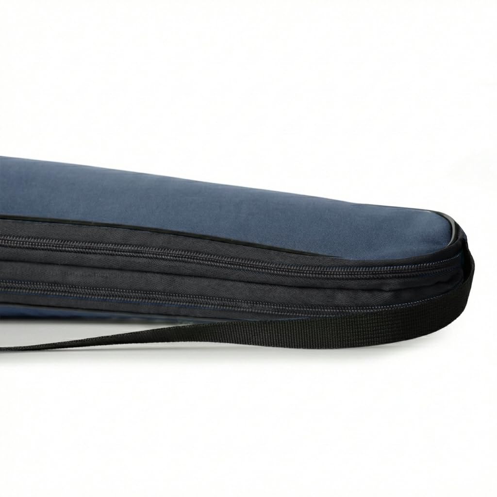 Alephnull Squash Tasche für 2 Schläger Doppelte Squash Schläger Hülle Unabhängige Schichten Squash-Schlägertasche mit Reißverschlusstasche und Fächern Gepolsterte Squashtasche