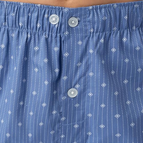 Image of Fruit of the Loom Men's Long Sleeve Broadcloth Pajama Set