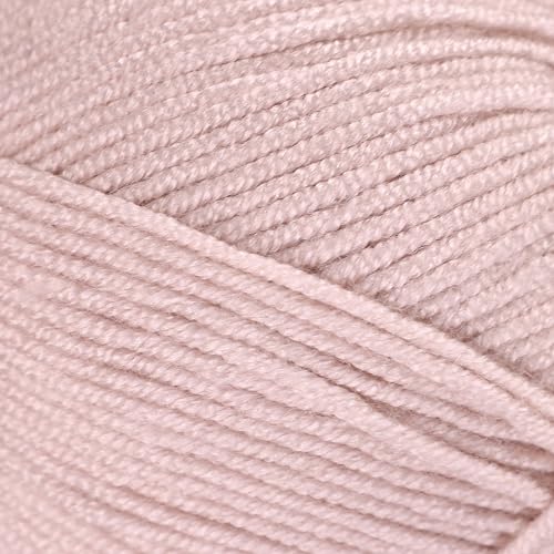 Image of 3 Skeins of Makromecity Softee Baby Yarn,%100 Premium Anti-Pilling Acrylic, 3.5 Oz, 273 yd (100gr /250 mt) Each, Soft Yarn for Crocheting and Knitting (Tan, 3 Skeins)