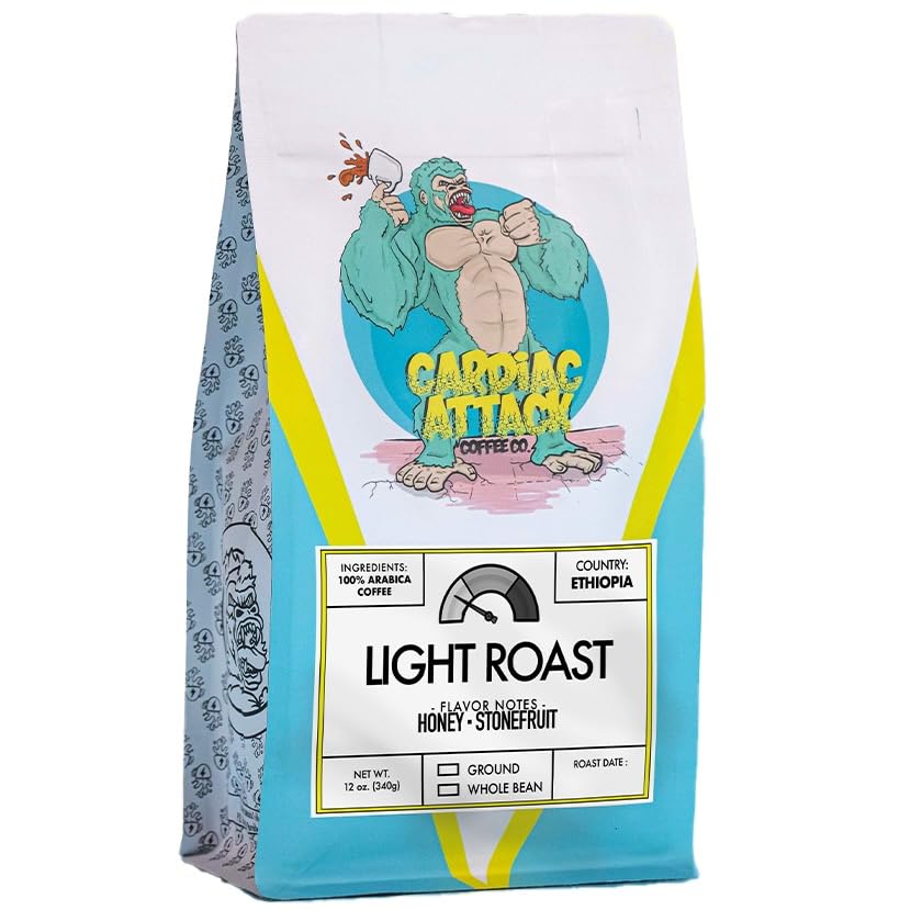 Café en grano Cardiac Attack Light Roast 12 oz miniatura 1