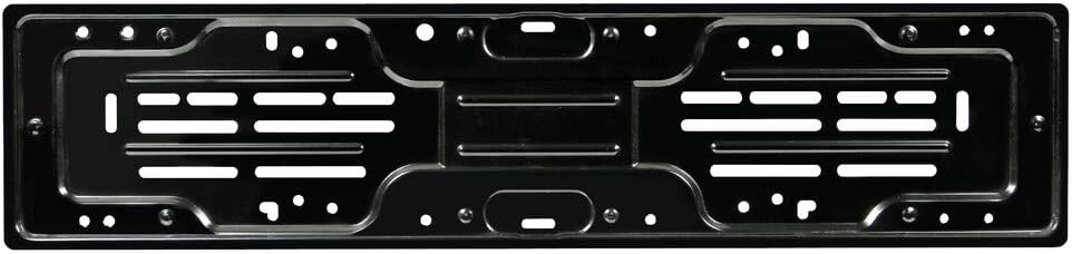 Portatarga Anteriore Nero Per Auto Fino Al 1985 | Cornice In Metallo Verniciato A Polvere - Foto 4