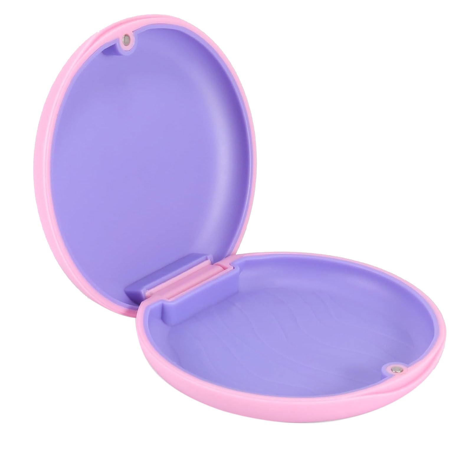 Retainer Case Mouthguard Case Retainer Holder Cute, Retainer Container Case Aligner Case Denture Storage Case Small for Household|Travel|Office - Pink