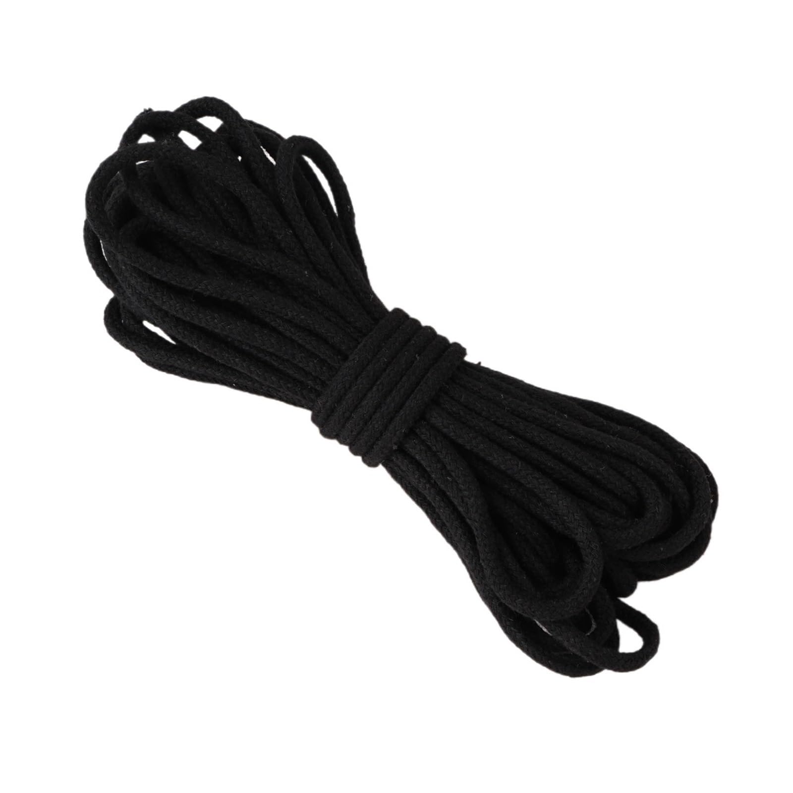 Cotton Macrame Cord 4mm 10m Core Spun Cotton Braided Rope Solid Color for DIY Tapestry Phone Bag Pendant Pet Leash Handcraft Decoration Accessories(Color5)