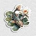 25 Handmade Botanical Fish Stickers Glossy Stickers for Journals, Scrapbooks, Laptops & Crafts