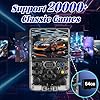 Blidinner R36S Retro Handheld Video Game Console - Linux System,3000mAh Battery,3.5 Inch Screen,64G TF Card,20000+ Classic Games,Portable Game Console for Present to Give Friends for Christmas-Black