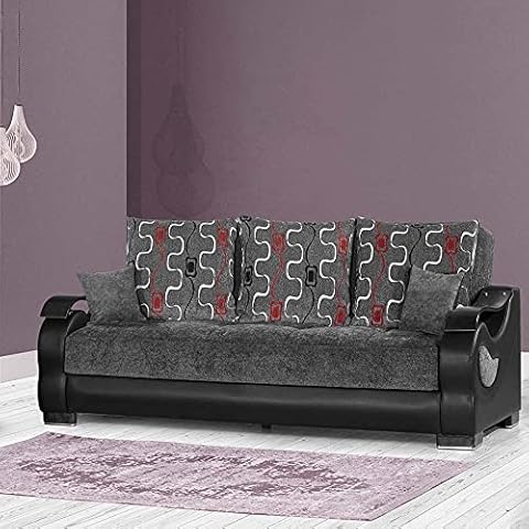Sweet Home Stores Sofa Bed, Sofabed, Gray Cover