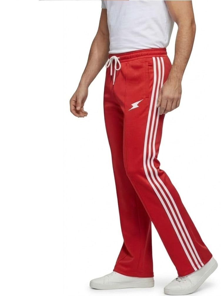 Men’s & Boys Striped Track Pants | Regular Fit Sports Lower for Gym, Running & Casual Wear ..-picture-46
