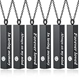 MTLEE 6 Pieces Urn Necklace for Ashes for Men...