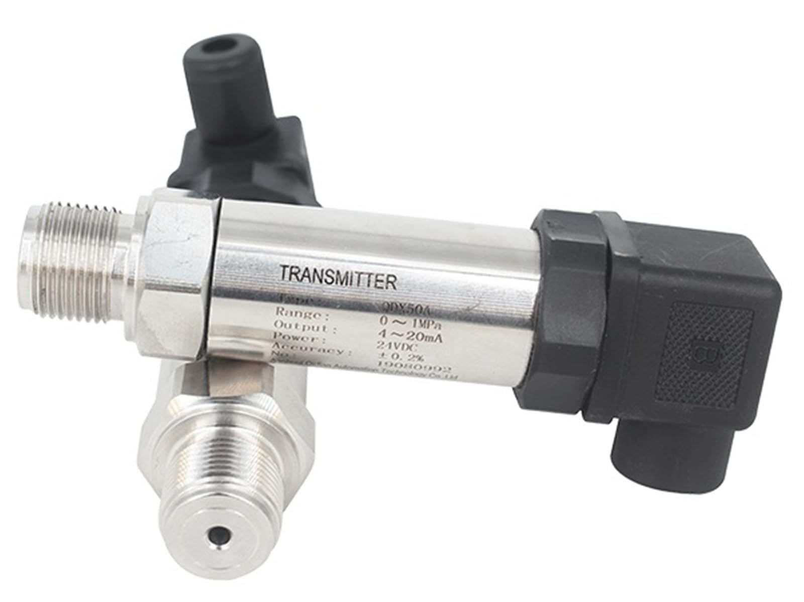 Sensor de presión 4-20 mA 0-3,3 V, 0,1 bar 1 Mpa 100 psi de presión, suministro de 24 V, presión G1/4" 0,2 bar 1 bar 20 bar 50 bar 100 bar 150 bar(4-20mA output,0-50bar)