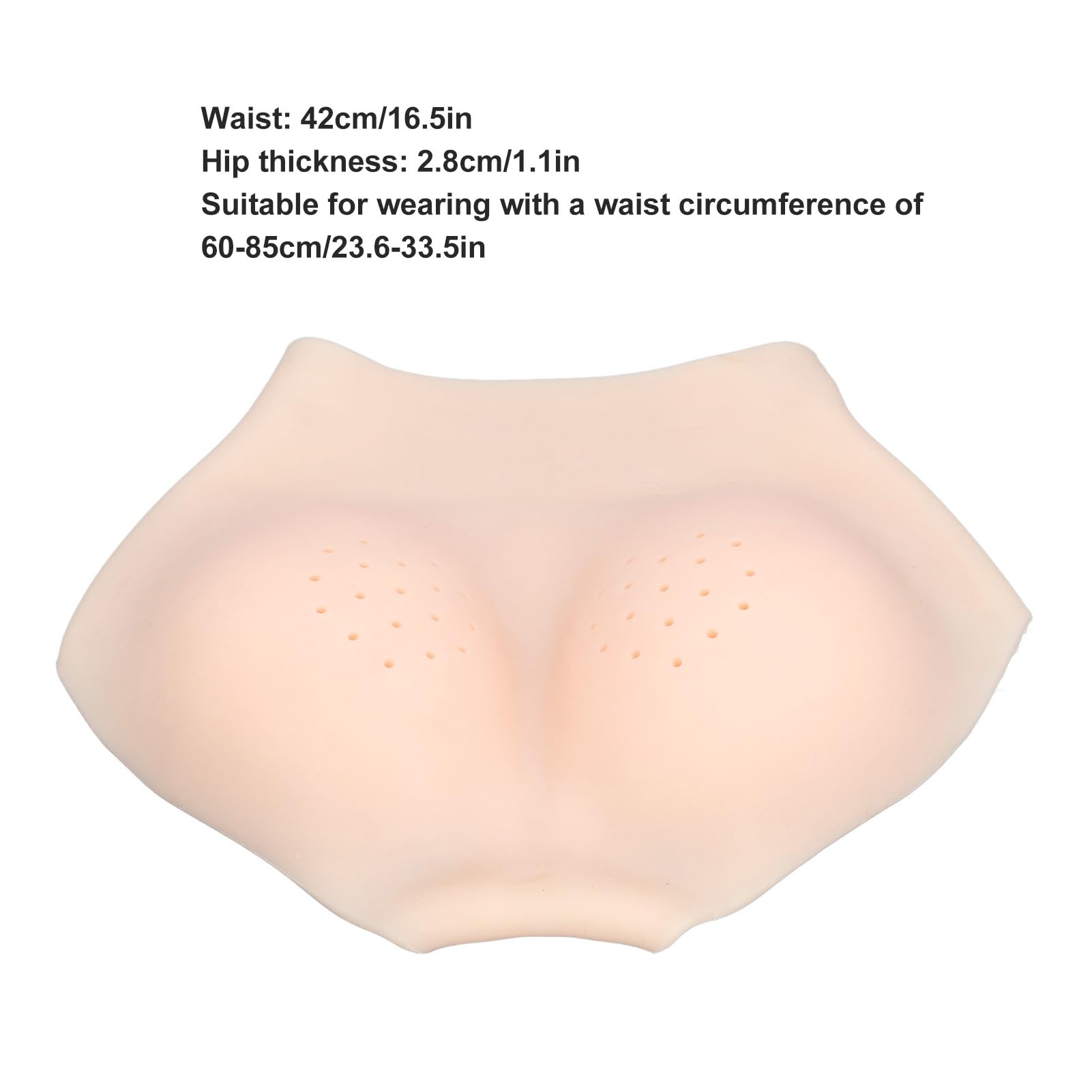 Almohadillas de Cadera para Mujeres Fajas, Almohadillas de Silicona para los Glúteos Fajas Suaves para los Glúteos Fajas Reductoras Invisibles de Silicona para Mujeres Actrices
