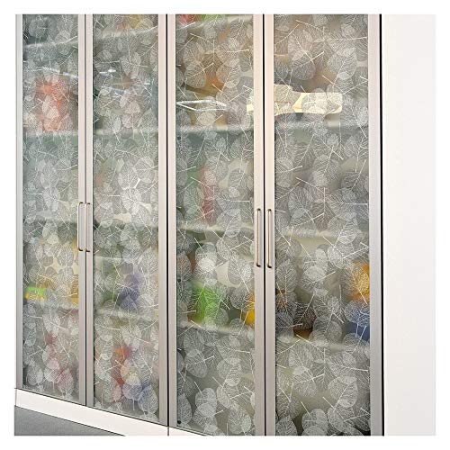 Película Decorativa para Ventanas BDF 4WHLV Hojas Blancas 121.92x213.36 cm miniatura 4