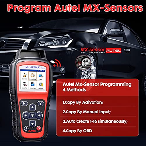 Autel MaxiTPMS TS508WF TPMS Relearn Tool, Upgrade of TS508/ TS408/ TS501 TPMS Tool, Program Autel Sensors, TPMS Reset/Diagnosis, Read/Clear TPMS DTCs, Activate/Relearn All Sensors, Free Lifetime Updat by Autel - Image 3