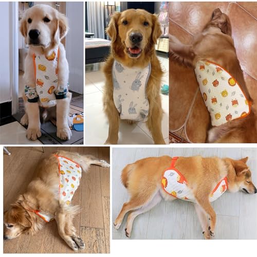 Cobertor para abdomen perro talla M azul miniatura 6