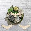 Mini Eagle Shape Wood Bald Eagle Shape Ornaments DIY Craft Ornament for Home Outdoor Decoration 10Pack #5