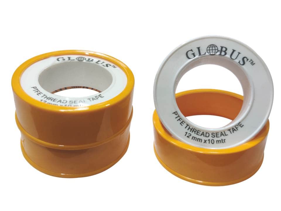PTFE Thread Seal Tape(Globus) 10pc pack Length- 10 M, Width- 12 MM, Thickness- 0.1 MM (B07HG4KNKN) Amazon Price History, Amazon Price Tracker