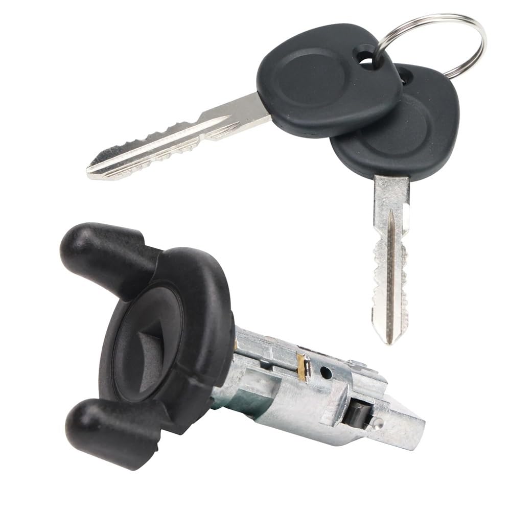 Zhjlut One Color Car Lock Cylinder Us287l 12472980 15815961 Compatible With Cadillac For Escalade Esv Ext 2002-2003 Ignition Lock Cylinder Key