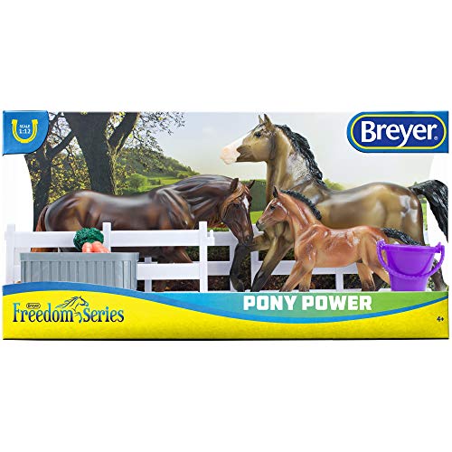 Breyer Classics 1/12 Model Horse Play Set - Pony Power