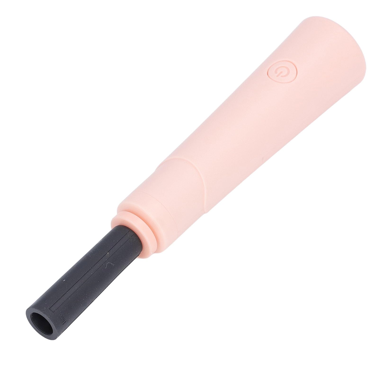Mezclador eléctrico de laca de uñas portátil de 2500 RPM para pegamento de pestañas y esmalte de uñas con 4 tamaños de calibre, negro (rosa)