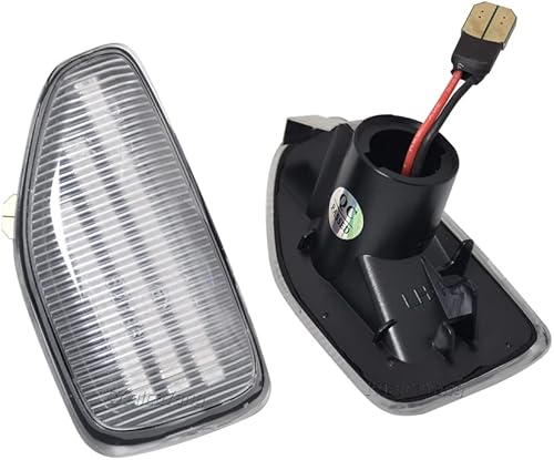 Miniatura 7 de Malcayang Señal de giro lateral LED ámbar para Dacia Logan MCV II Sandero Stepway II Duster II 2012-2022 (negro)