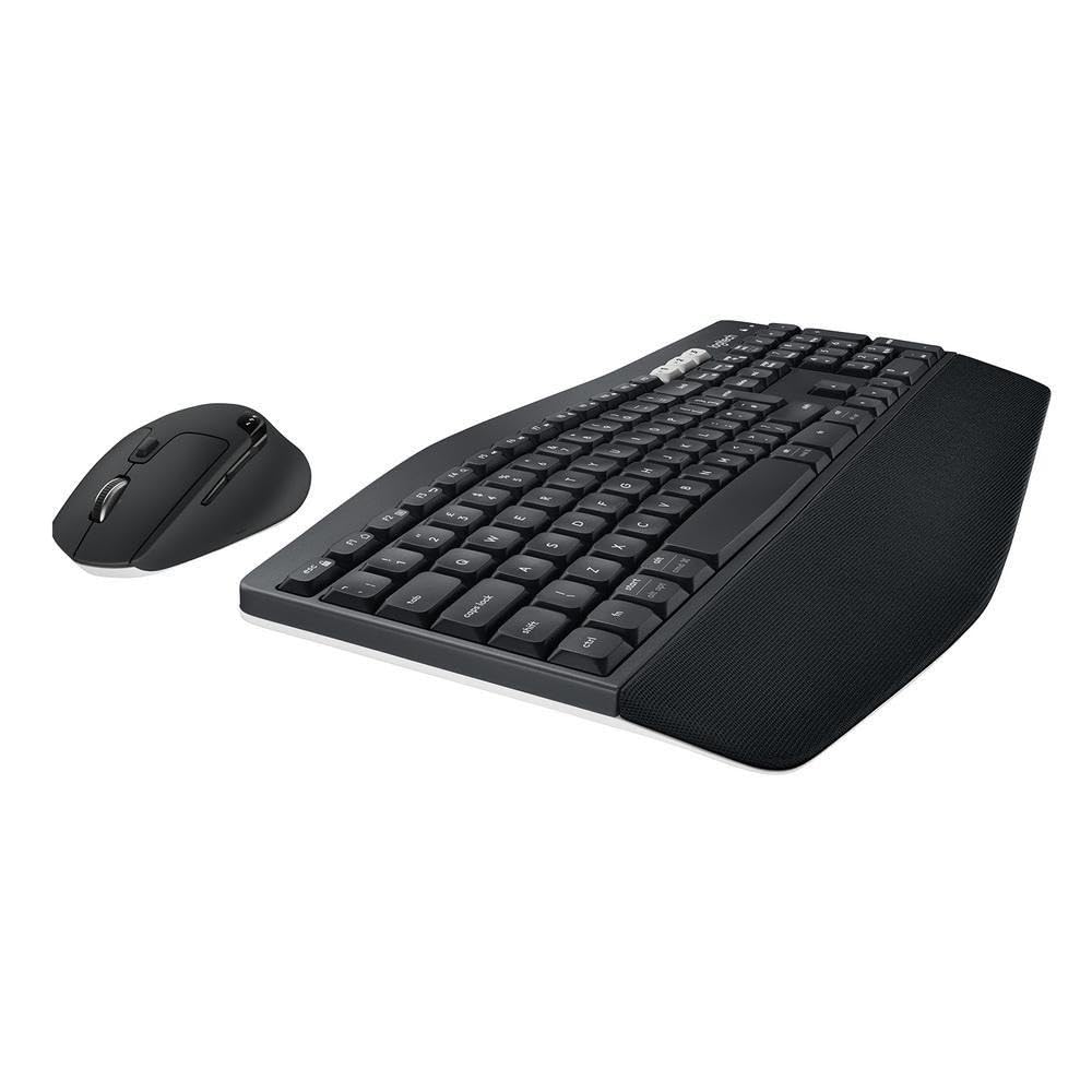 Logitech MK850 Bluetooth QWERTY Anglais américain Noir - Claviers (Standard, Sans fil, Bluetooth, QWERTY, Noir, Souris incluse)