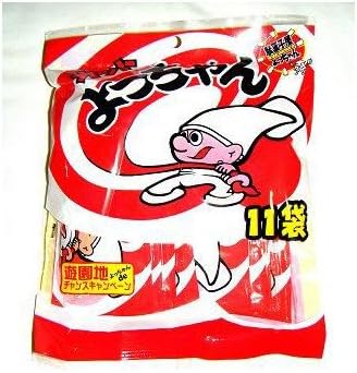 Yotchan Food Japanese Seafood squid cuttlefish snack Cut Yotchan 8g x 11pack dagashi otsumami