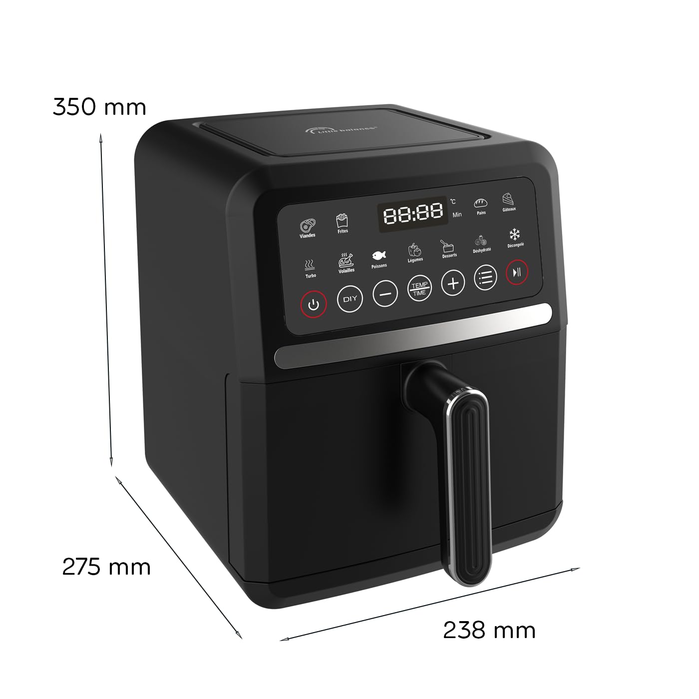 Little Balance Freidora de Aire Crousty Light 1500 W 5 L