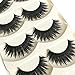 Produktbild Bluelans® 5 Paar Lange Falsche Künstliche Wimpern Dick Natürlich Schwarz Eyelashes Wimpernverlängerung Make-up